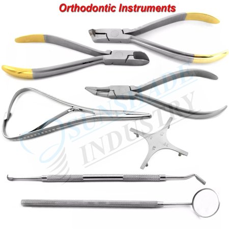 Orthodontics Micro Distal & Ligature Cutter Ortho Pliers Dental Braces Tools kit